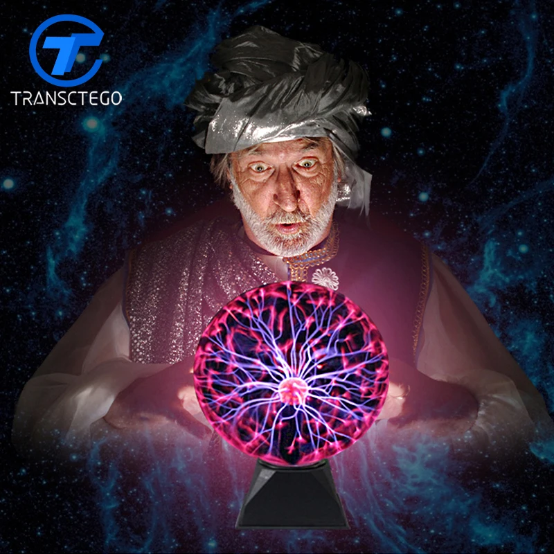 Ceny Kula plazmowa światło magia Crysta kula świetlna Ion okrągłe oświetlenie karnawałowe lampy tworzące nastrój dla KTV oczyszczanie powietrza nowość lampki nocne