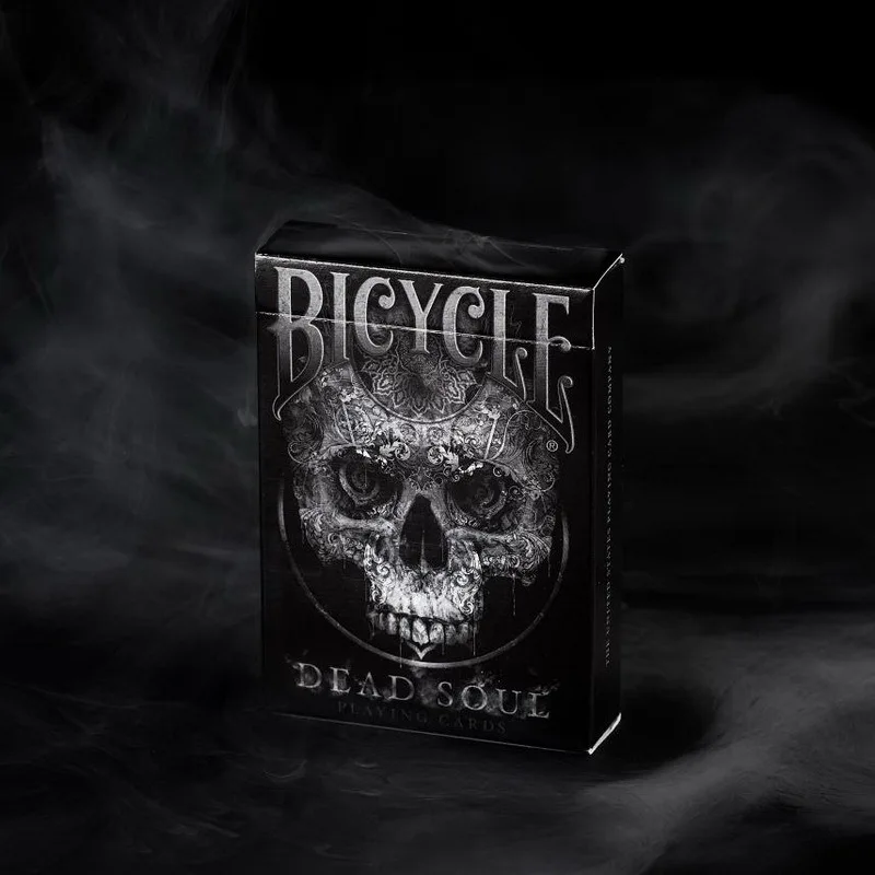 1 Deck Bicycle Dead Soul Playing Cards Magic Tricks Black Colors Standard Poker Magic Card Magic Props for Professional Magician
