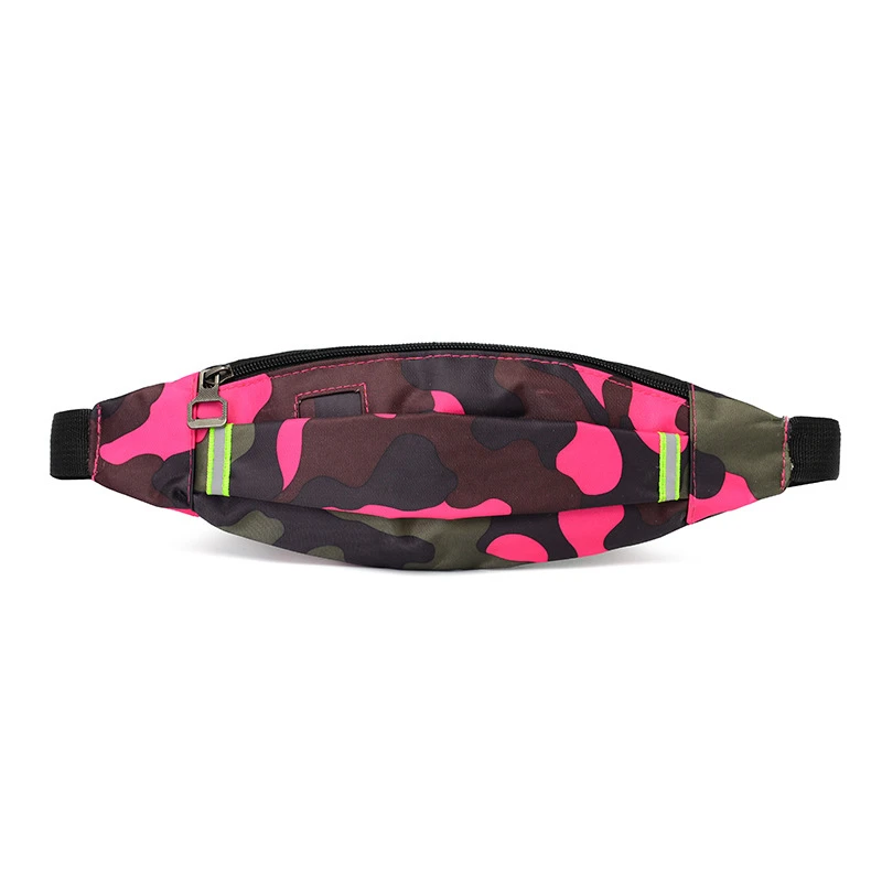 

PACGOTH New Fashion Unisex Nylon Waist Packs Camouflage Striped Pillow-shaped Super Light Mini Phone Pouch 1 PC