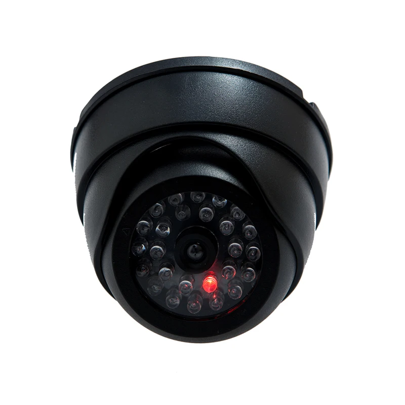 Fake Dome Dummy камера CCTV тестер поддельная камера безопасности купольная подделка CCTV камера видеонаблюдения с мигающим красным светодиодный