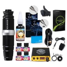 Dragonhawk мотор роторная ручка тату машина набор татуировки комплект питания Иглы цветные чернила