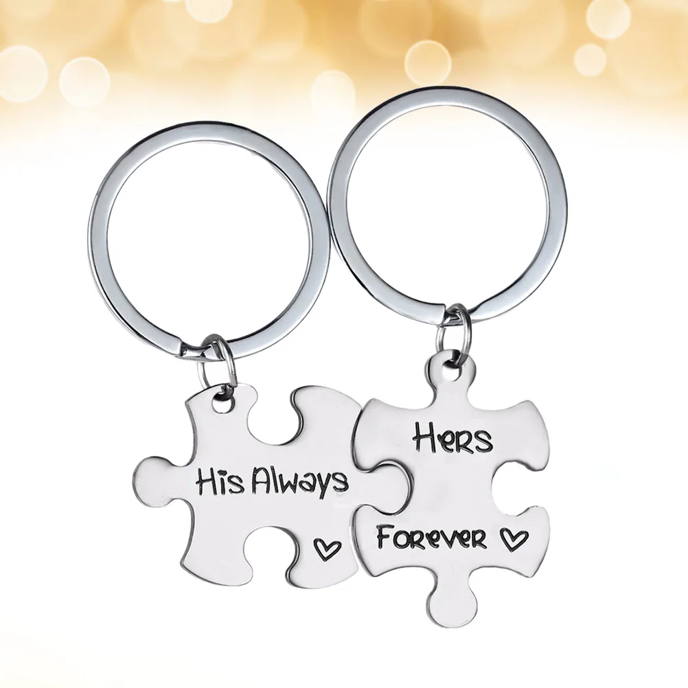2x You're My Person Puzzle Keychain Couple Boyfriend Girlfriend Husband and Wife 
