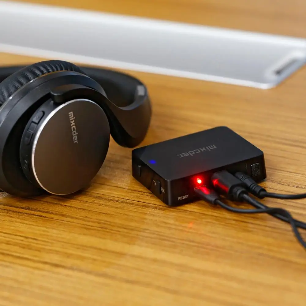 Mixcder TR008 беспроводной Bluetooth V4.2 приемник передатчик аудио адаптер 3 5 мм Aux 2 в 1 aptX