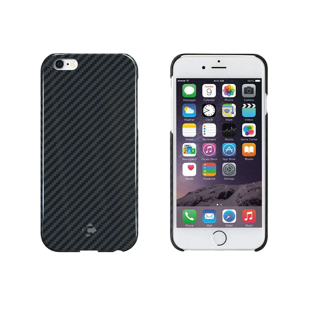 Ультра Тонкий 100% Реальные Углеродного волокна Shell Обложка Fundas Для iPhone 6 s Case Чехлы