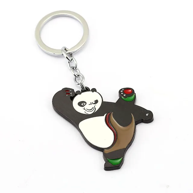 Kung Fu Panda Keychain OPortugal Po Key Rings Holder Gift Chaveiro Car Key Chain Jewelry Movie