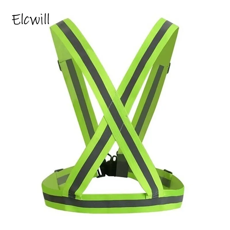 

Universal Safety Reflective Strips Vest Belt High Visibility Brightness Safe Security Night Work Running Cycling Uniforms Jacket