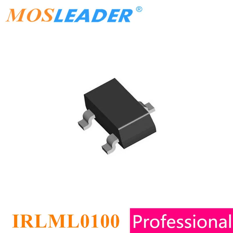Mosleader IRLML0100 SOT23 1000 шт. 3000 IRLML0100TRPBF IRLML0100PBF IRLML0100TR 100 в 1 6a N Channel китайские