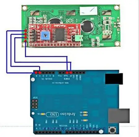 Keyestudio 16X2 1602 igc/TWI ЖК-дисплей модуль для Arduino UNO R3 MEGA 2560 белый в синем цвете