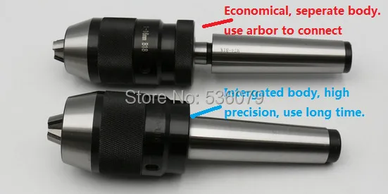 integrated MT taper drill chuck