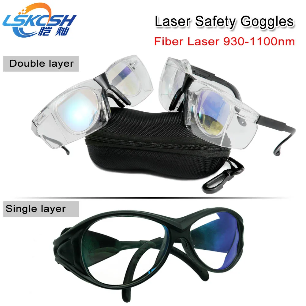 

LSKCSH fiber laser Protective Goggles B Laser Safety Goggles 930-1100nm For Fiber laser cutting/welding machines Medical laser
