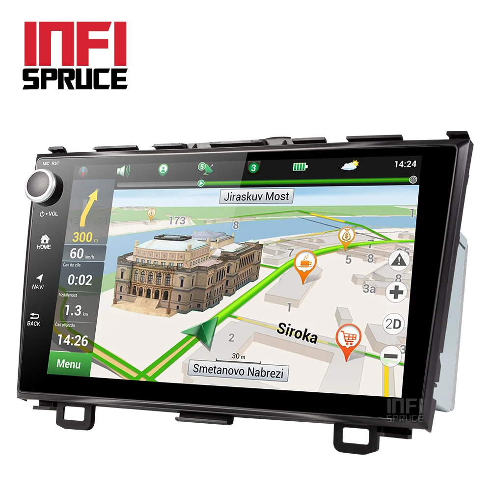 Android 8 1 автомобильный dvd gps плеер для Honda CRV CR V с автомобильным радио навигацией