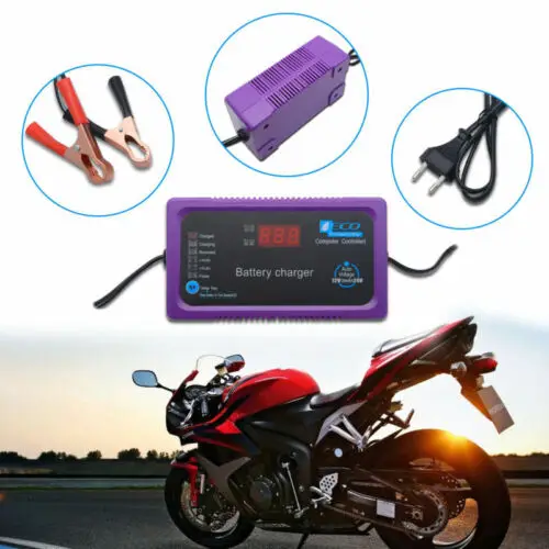 Car Battery Charger 12V 24V For Car Truck Motorcycle Charger Battery 4-200Ah