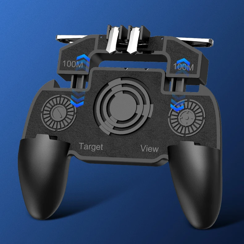 2019 Cooling Fan Gamepad dzhostik Joystick mobile controller for PUBG Shoot Games free fire with Power triggers for cell phone (11)