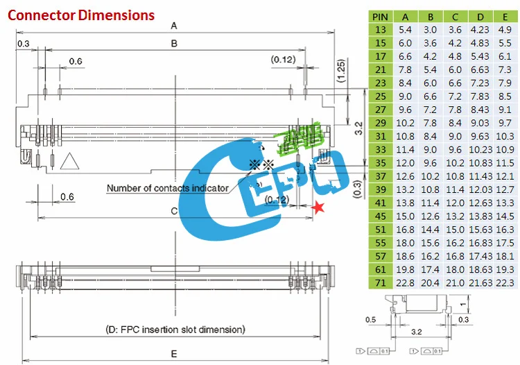 39pin test extension line FPC 0.3mm spacing2_