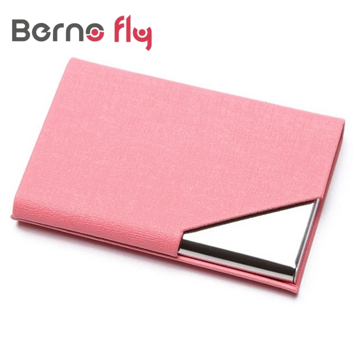 2017 Women Men Waterproof Business Card Holder Rfid Card Wallet Leather Men Credit ID Card Case