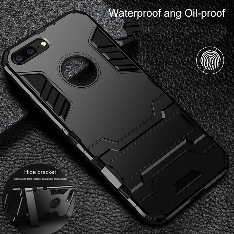 

For iPhone 6 6s 7 8 Defender Case Impact Hybrid Armor Hard Protect Cover Strong For iPhone X 7plus 8plus shockproof Phone Cases