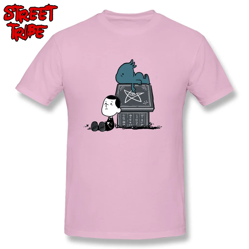 Call of Snoophulhu 3031 Crewneck Tshirts Mother Day Print Tops Shirt Short Sleeve 2018 New Fashion 100% Cotton Tees Mens Call of Snoophulhu 3031 pink