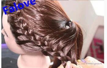 

Free Shipping !! New Arrival Female Mannequin Head With Hair For Hairdressing Training Head Practice Model Head