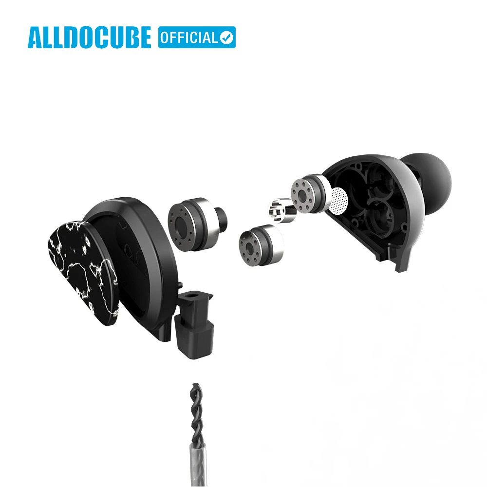 

ALLDOCUBE F40 In-Ear HIFI Music Sports Running Universal Applicable Tablet Phone 8 Ring Iron 6 Ring 2 Moving Iron