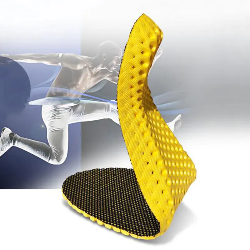 

Cutable Honeycomb Breathable Sport Insoles Elastic Absorption Soft Cushions Unisex Adjustable Inserts Shoes Pad for Men Women