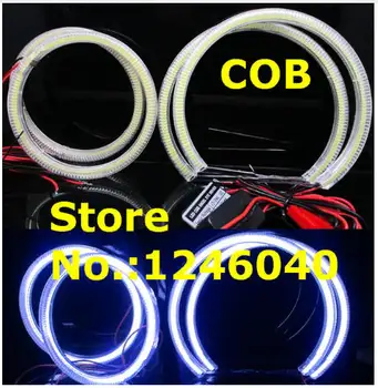 

Super Bright COB Angel eyes halo ring kit set for BMW 1 Series E87 04-11 With Projector headlight high brightness high quality
