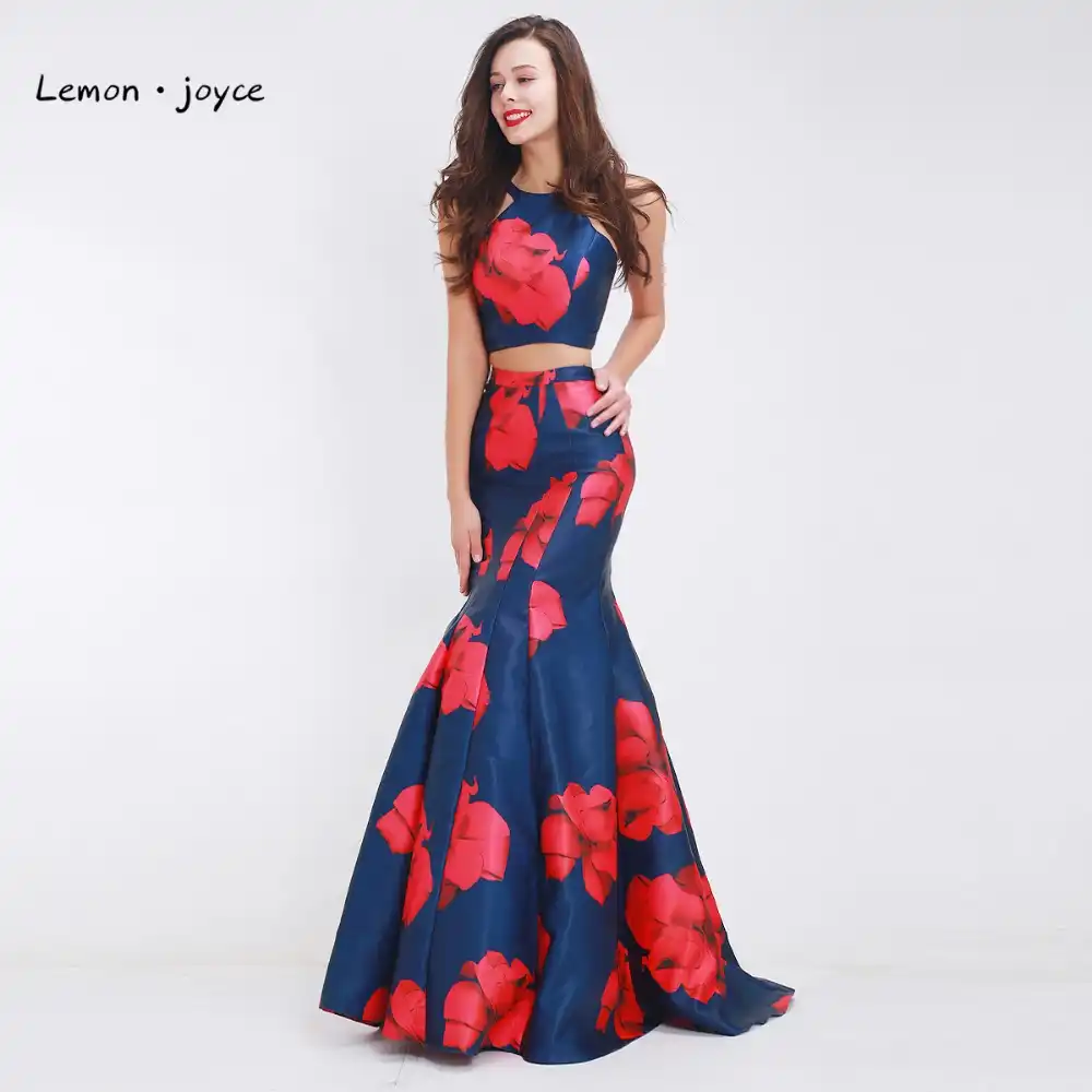 two piece evening gowns plus size