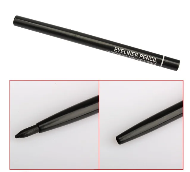 

high quality eyeliner with brush Comb Metal Upscale Eyeliner Women Eye Liner Pencil Beauty