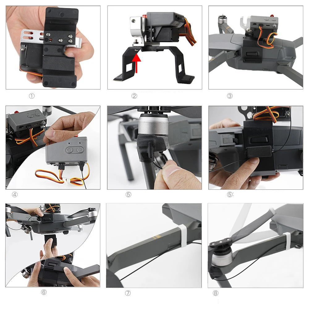 Рыболовная приманка Shinkichon Pelter рекламное кольцо дроппер для DJI Mavic Pro /Platinum|Силовая