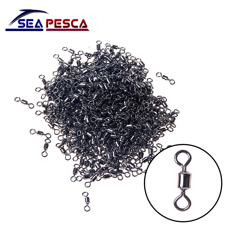 

SEAPESCA 20Pcs High Tensile Strength Sturdy Stainless Carbon Steel Corrosion Gear Ring Connected Fishing Accessories Tool JK154