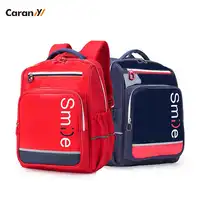 Caran-Y New 2019 Smile School Bags for Boys Orthopaedic Back Bag Backpack Travel Backpack Children School Bags CX2761