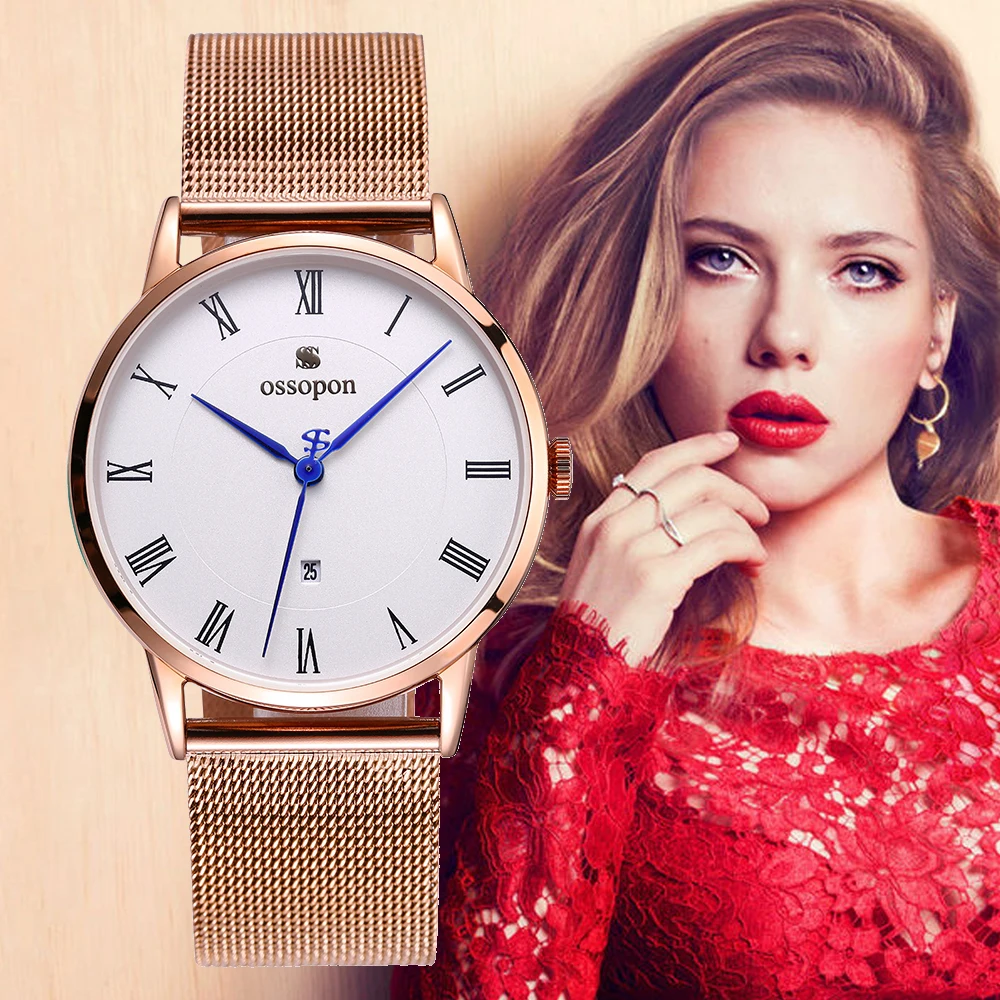 Women's Watches Brand Luxury Fashion Ladies Watch Waterproof Calendar