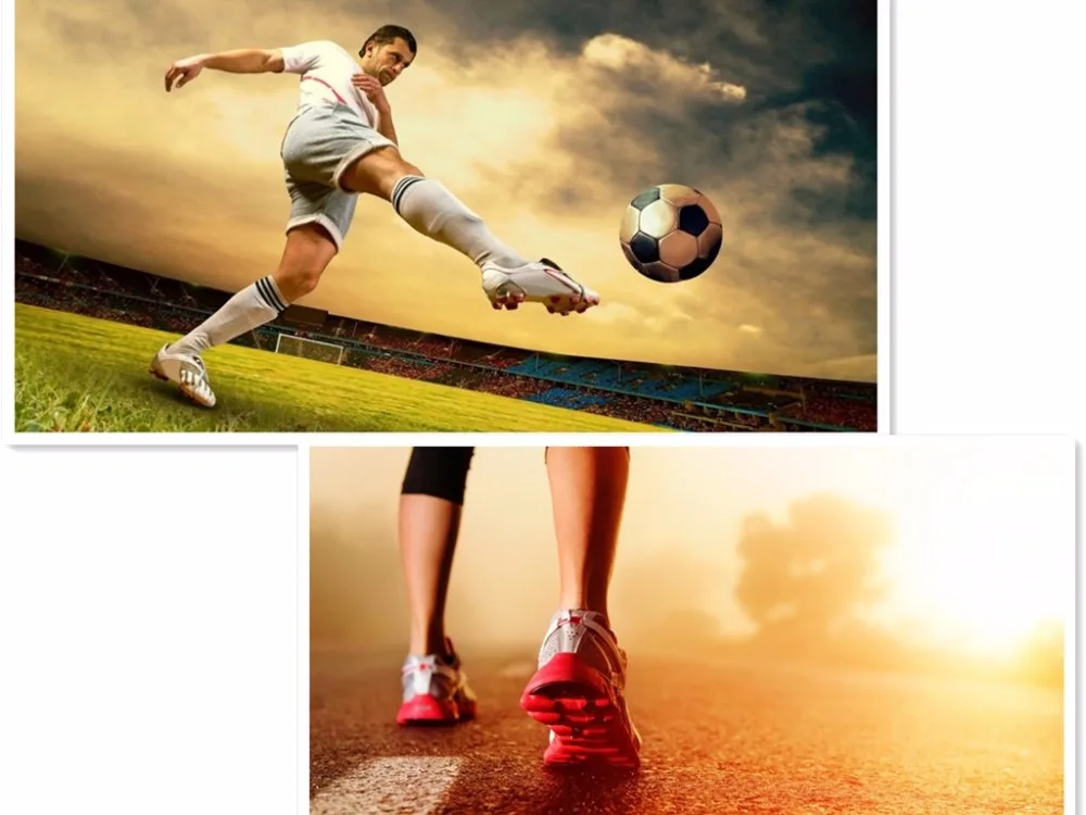 2017 New 5D round diamond painting picture football Diy diamond