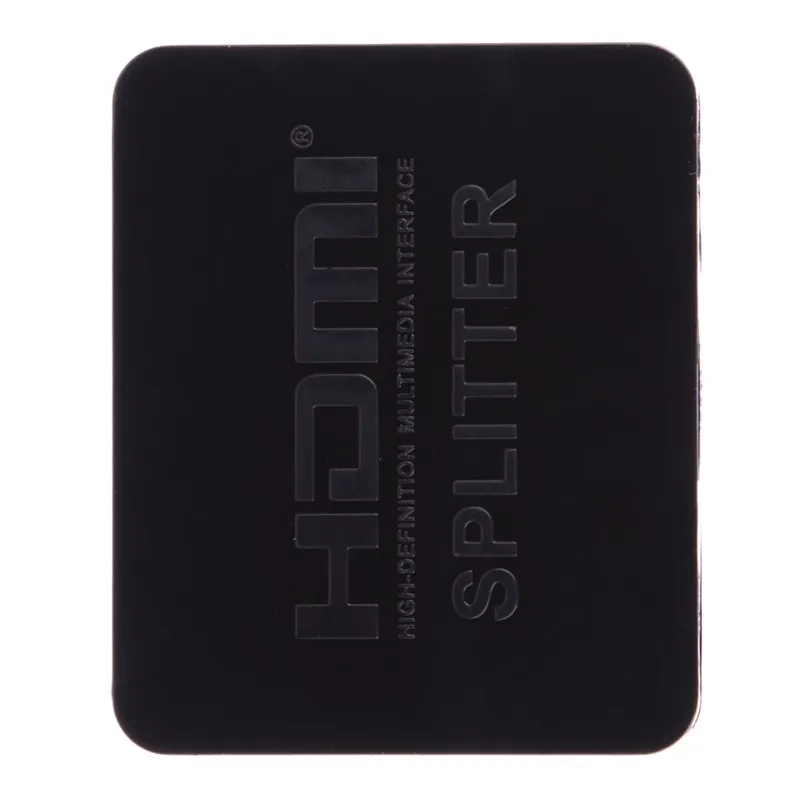

New HDMI 1 In 2 Out Splitter Amplifier Duplicator Hub Box Auto Switch Full 3D 1080p HD HDTV Converter Adapter With USB Cable