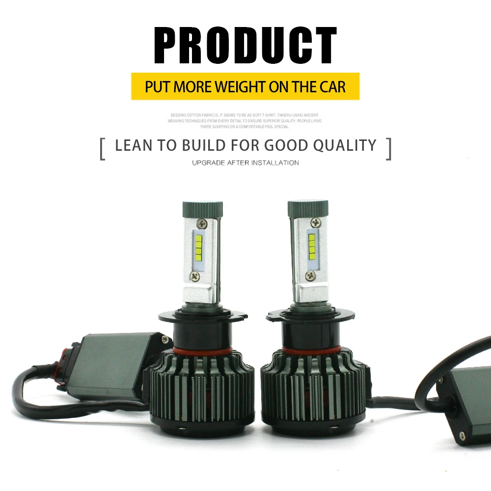 

LOAUT LED Automotive Headlamp For LADA KALINA 1 2 H1 H4 H7 LED High Low Beam Headlight H11 9006 LED Foglights Bulbs Warm White