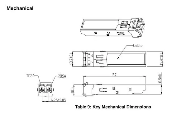 40 шт./лот, 10G SFP + SR, 850nm, 300 m, LC разъем, двойное волокно, MMF, многомодовый SFP +-SR оптоволоконный модуль приемопередатчик