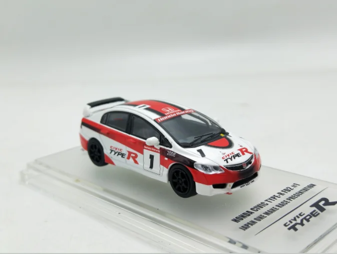 Оригинальная фабрика 1:64 Hon daCivic Тип R FD2 автомобиль из сплава игрушки для детей