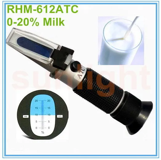 0 20 Milk Refractometer with Plastic Retail Box and Trackable Delivery
