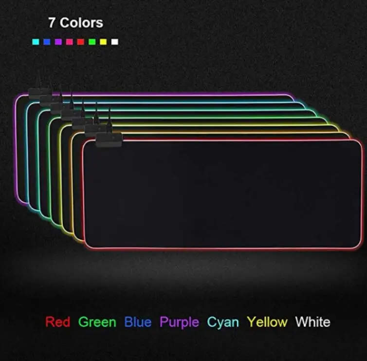 iMice RGB Mouse Pad Large Mousepad XL Computer Mousepad Gaming Mouse