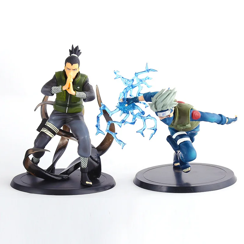 

NEW hot 16cm naruto Nara Shikamaru Hatake Kakashi action figure toys collection Christmas gift doll with box