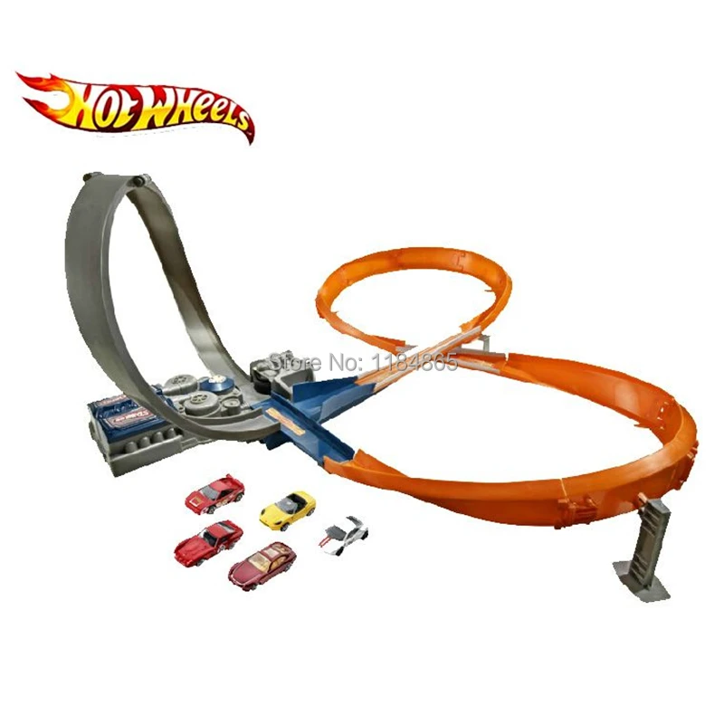 New Hot Wheel Electric Three Dimensional Cyclotron Track X2586 Boy New Hot Wheel Electric Three Dimensional Cyclotron Track X2586 Boy Toy Racing Free Shipping In Casts Vehicles From Toys Hobbies On