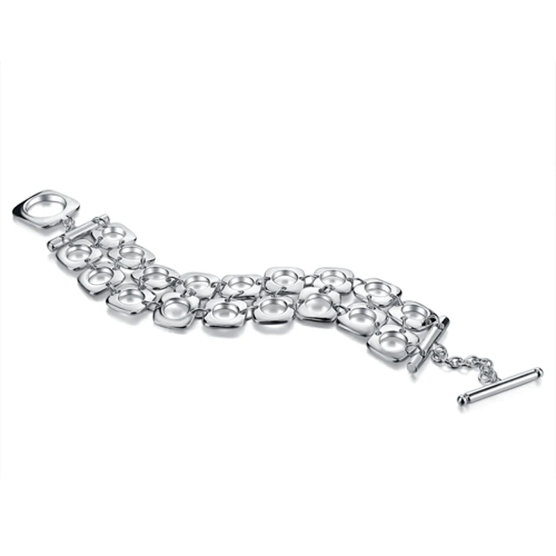 

Women 925 Sterling silver bracelet wide fashion man 20 mm solid silver bracelet Europe and the United States sell women jewelry