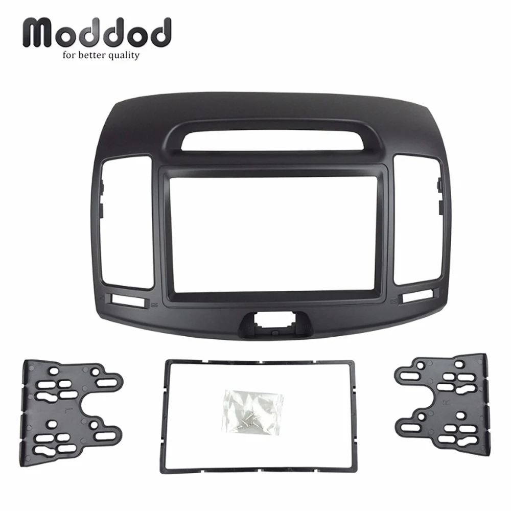 

Double Din Fascia for Hyundai Elantra 2006-2011 CD DVD Bezel Dash Trim Refitting Mounting Installation Kit Stereo Panel Frame