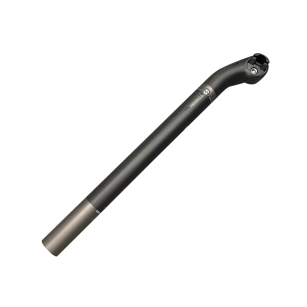 

carbon seatpost MTB/road Bike seat post setback 27.2/30.8/31.6*400mm offset 5 / 25 degree UD matte bicycle parts