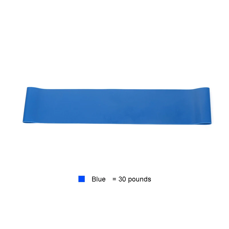4 уровня Эспандеры, Йога тренажерный зал силовая тренировка фитнес-группа, эластичная резиновая резистентная петля Кроссфит тренажеры - Цвет: Blue
