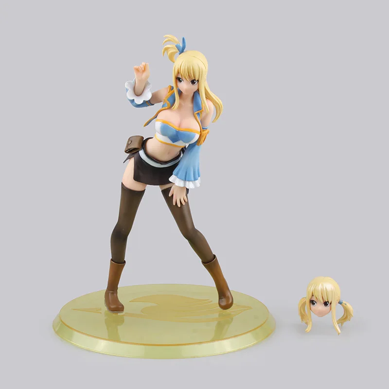 FAIRY TAIL сексуальные аниме серия Люси хартфилия жесткий PVC комода 1/7 изменить уход за кожей лица, движущаяся фигурка, Коллекционная модель, игрушка