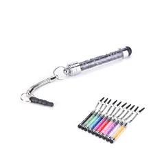 2 шт. роскошный Алмазный кристалл стилус для сенсорного экрана стилус для iPhone Планшетные ноутбуки универсальные стилусы для телефонов стилус