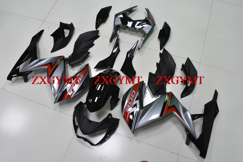 

Motorcycle Fairing for for Kawasaki Z300 Z250 2015 - 2016 Fairings Z300 Z250 2016 Black Silver Body Kits Z 250 300 Ninja