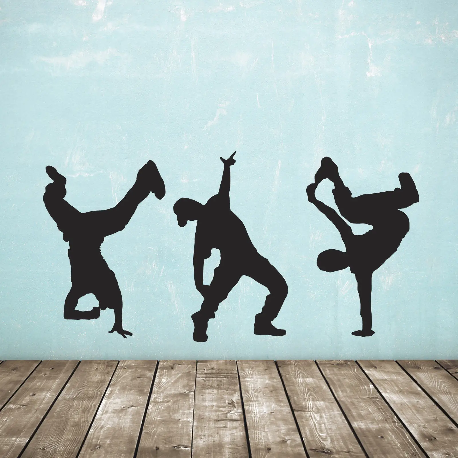 Buy Street Dance Wall Stickers Pack of 3 Hip Hop