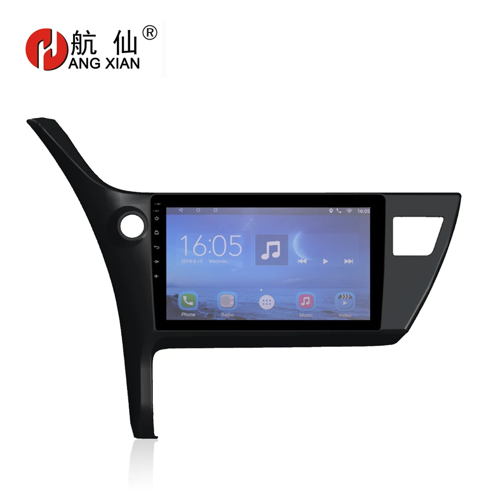 

Bway 10.1" 2 din Car radio for Toyota corolla 2017 Quadcore Android 7.0.1 car dvd player gps navi with 1 G RAM,16G ROM