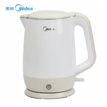 Midea white electric kettle 220v thermo control Auto off and Quick heating cold water digital electric